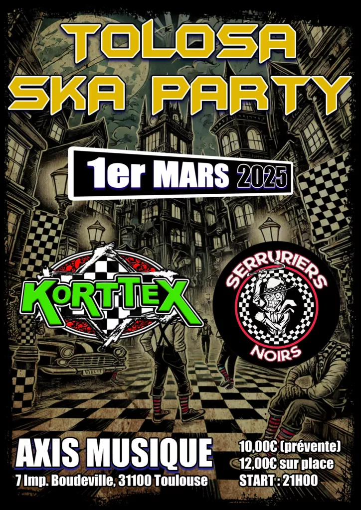 Serruriers Noirs + Korttex @Toulouse (Axis Musique)